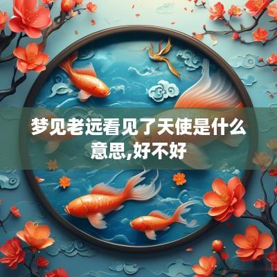 梦见老远看见了天使是什么意思,好不好
