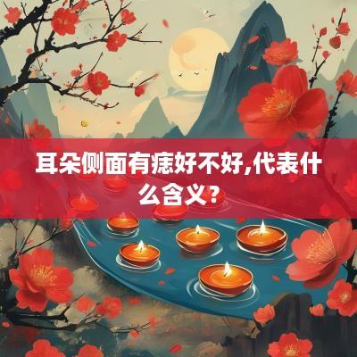 耳朵侧面有痣好不好,代表什么含义？