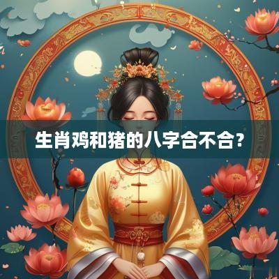 生肖鸡和猪的八字合不合？