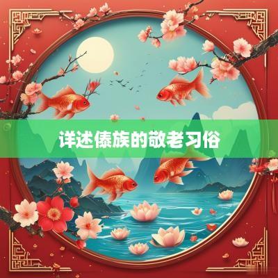 详述傣族的敬老习俗