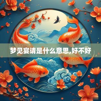 梦见宴请是什么意思,好不好