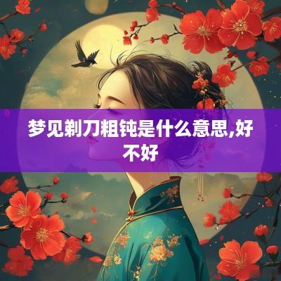 梦见剃刀粗钝是什么意思,好不好