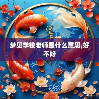 梦见学校老师是什么意思,好不好