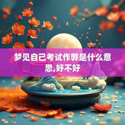 梦见自己考试作弊是什么意思,好不好