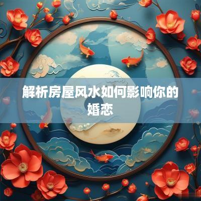 解析房屋风水如何影响你的婚恋