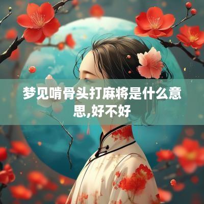 梦见啃骨头打麻将是什么意思,好不好