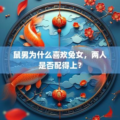 鼠男为什么喜欢兔女，两人是否配得上？