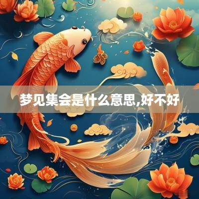 梦见集会是什么意思,好不好