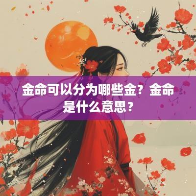 金命可以分为哪些金？金命是什么意思？