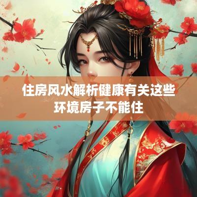 住房风水解析健康有关这些环境房子不能住