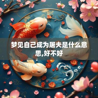 梦见自己成为屠夫是什么意思,好不好