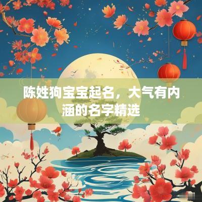 陈姓狗宝宝起名，大气有内涵的名字精选