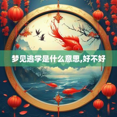 梦见逃学是什么意思,好不好