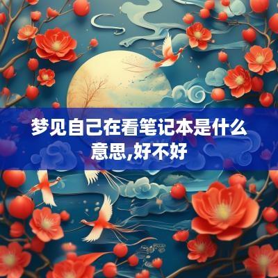 梦见自己在看笔记本是什么意思,好不好