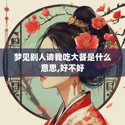 梦见别人请我吃大餐是什么意思,好不好