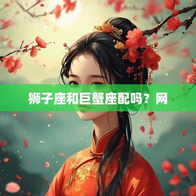 狮子座和巨蟹座配吗？网