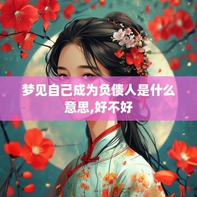 梦见自己成为负债人是什么意思,好不好