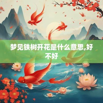 梦见铁树开花是什么意思,好不好