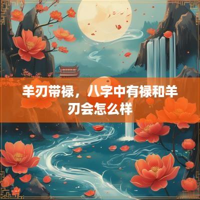 羊刃带禄，八字中有禄和羊刃会怎么样