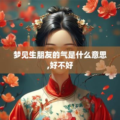 梦见生朋友的气是什么意思,好不好