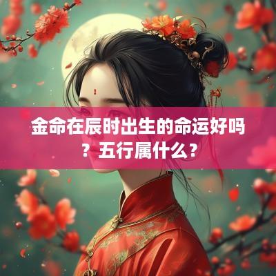 金命在辰时出生的命运好吗？五行属什么？