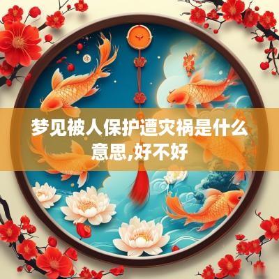梦见被人保护遭灾祸是什么意思,好不好
