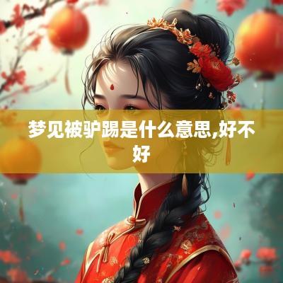 梦见被驴踢是什么意思,好不好