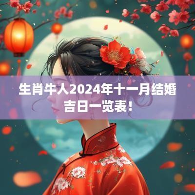 生肖牛人2025年十一月结婚吉日一览表! 生肖牛人2025年十一月结婚吉日一览表!