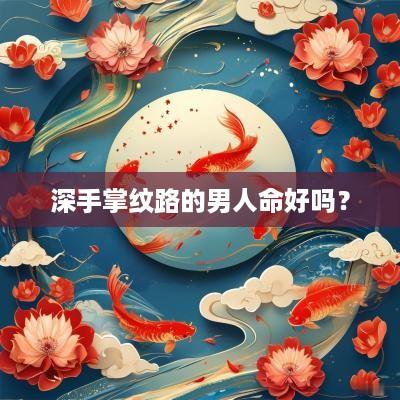深手掌纹路的男人命好吗？