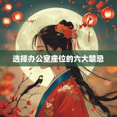 选择办公室座位的六大禁忌
