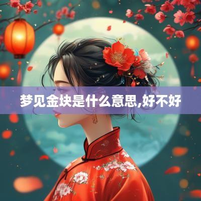 梦见金块是什么意思,好不好