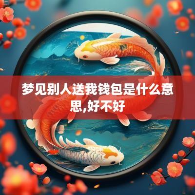 梦见别人送我钱包是什么意思,好不好
