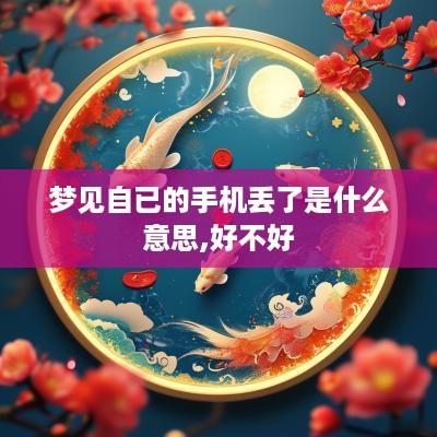 梦见自已的手机丢了是什么意思,好不好