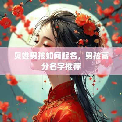 贝姓男孩如何起名，男孩高分名字推荐