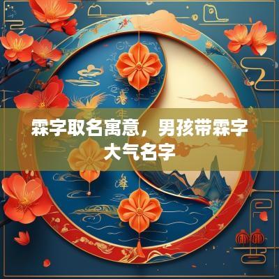 霖字取名寓意，男孩带霖字大气名字