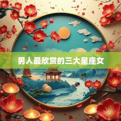男人最欣赏的三大星座女