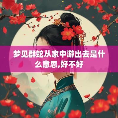 梦见群蛇从家中游出去是什么意思,好不好