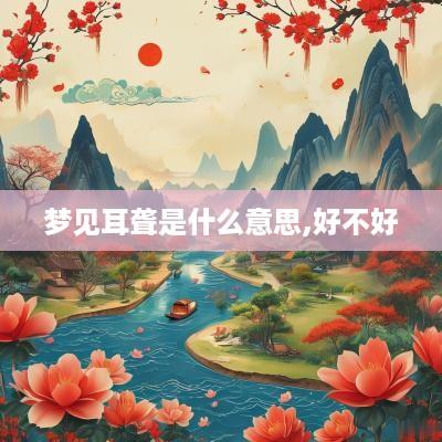 梦见耳聋是什么意思,好不好
