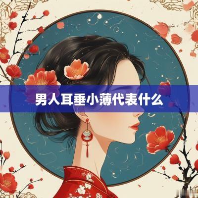 男人耳垂小薄代表什么