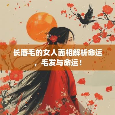长唇毛的女人面相解析命运，毛发与命运！