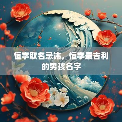 恒字取名忌讳，恒字最吉利的男孩名字