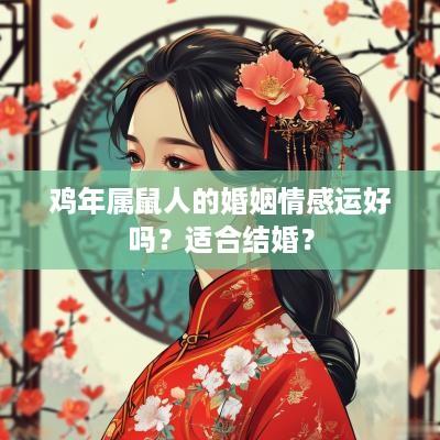 鸡年属鼠人的婚姻情感运好吗？适合结婚？