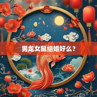 男龙女鼠结婚好么？