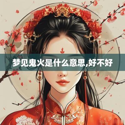 梦见鬼火是什么意思,好不好