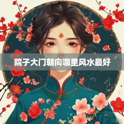 院子大门朝向哪里风水最好