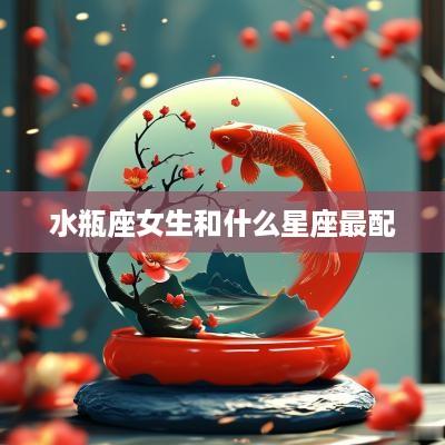 水瓶座女生和什么星座最配