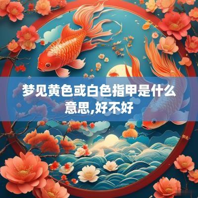 梦见黄色或白色指甲是什么意思,好不好