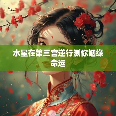 水星在第三宫逆行测你姻缘命运
