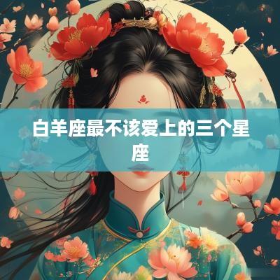 白羊座最不该爱上的三个星座
