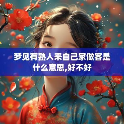 梦见有熟人来自己家做客是什么意思,好不好